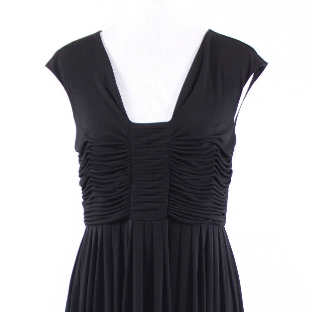 Calvin Klein black sleeveless empire waist dress 6 - Picture 2 of 8